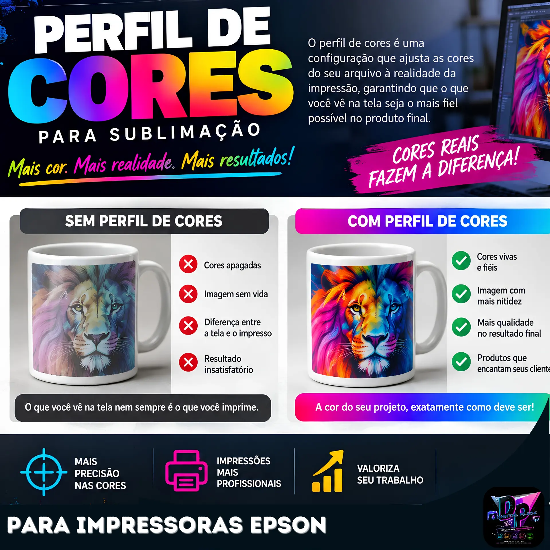 Perfil de Cores para Sublimação